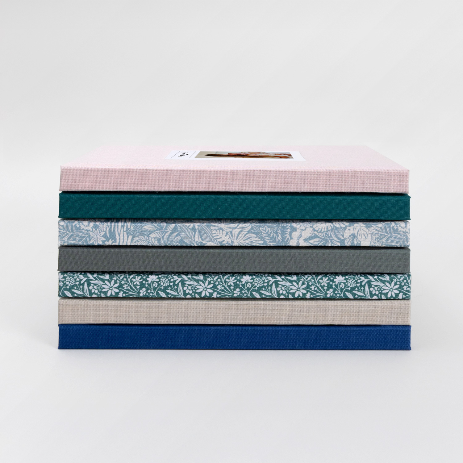 Carnet personnalisé Tissu photo embossée