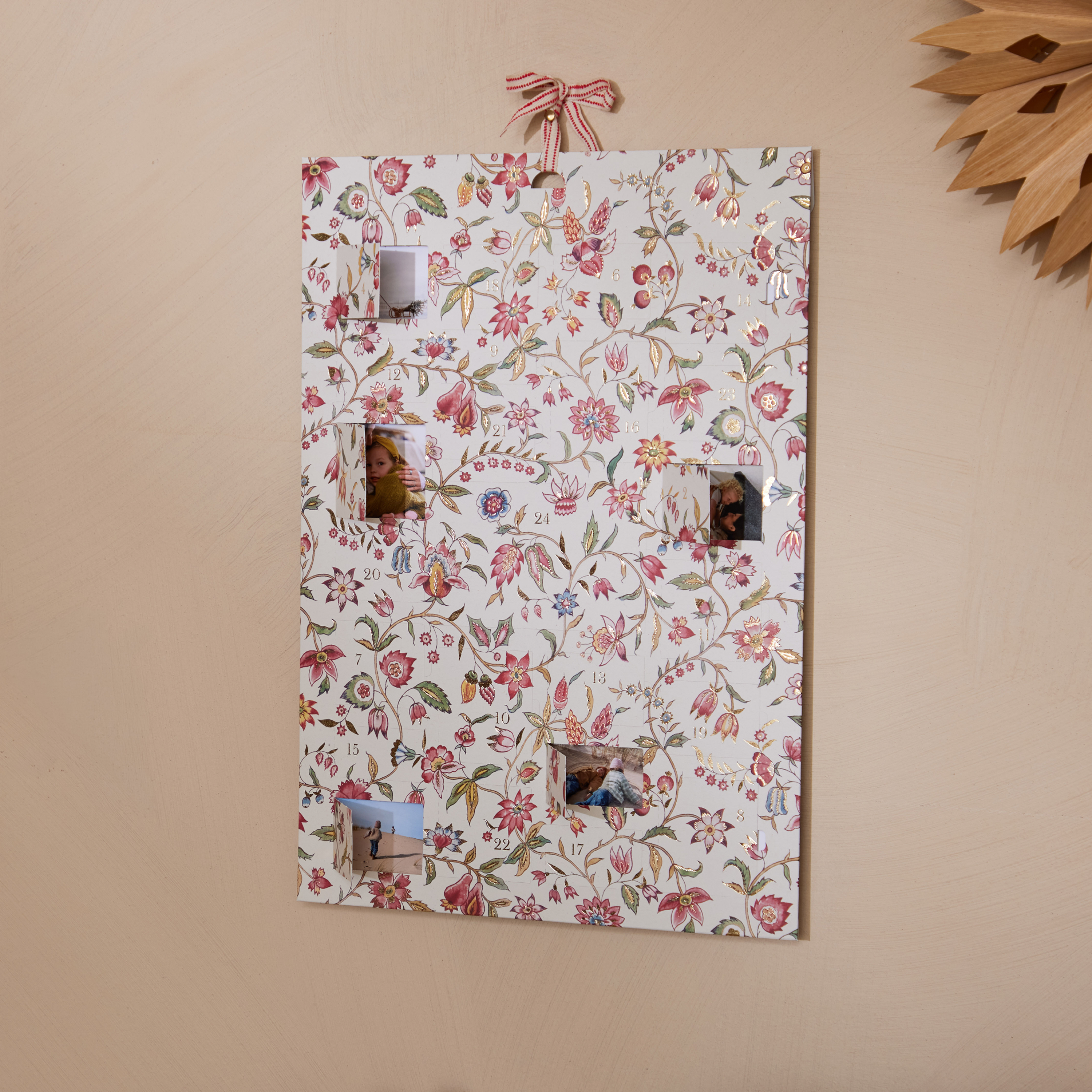 Calendrier de l'Avent Guirlande florale