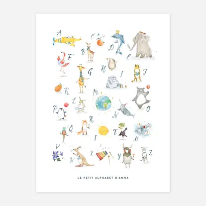 Affiche Abécédaire