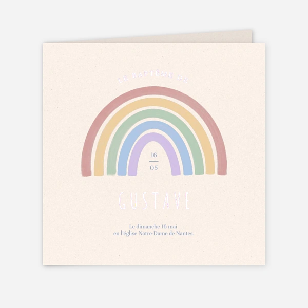 Arc-en-ciel pastel