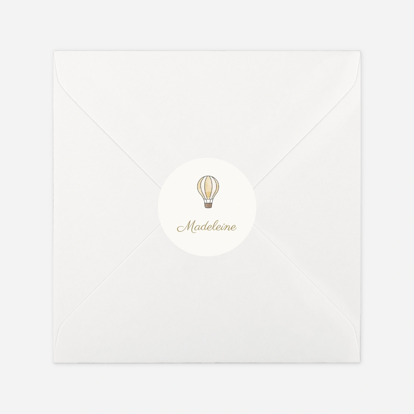 Stickers pour enveloppes baptême Arche des Merveilles