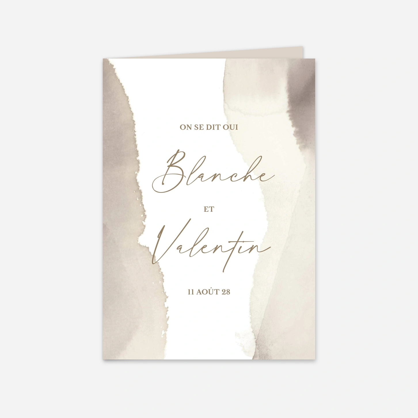 Faire-part mariage Amour en Typo