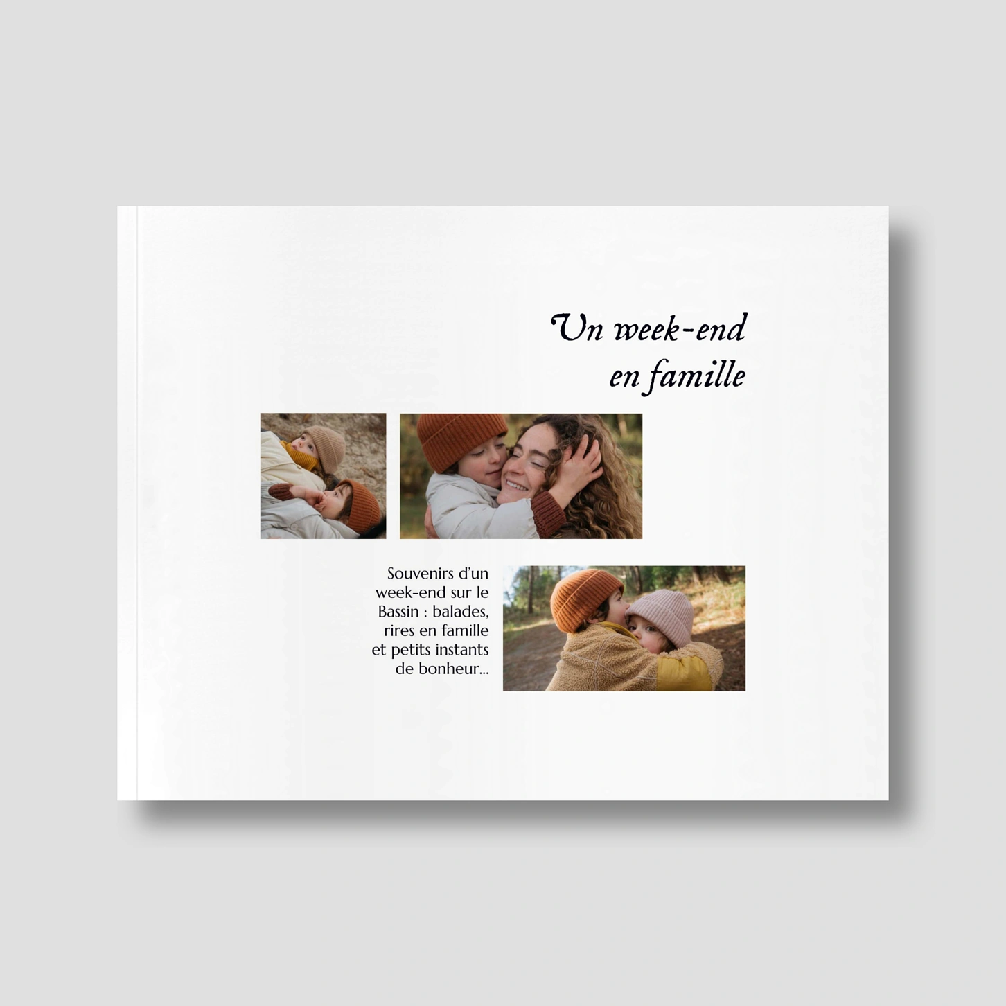 Album photo souple Au fil des mots