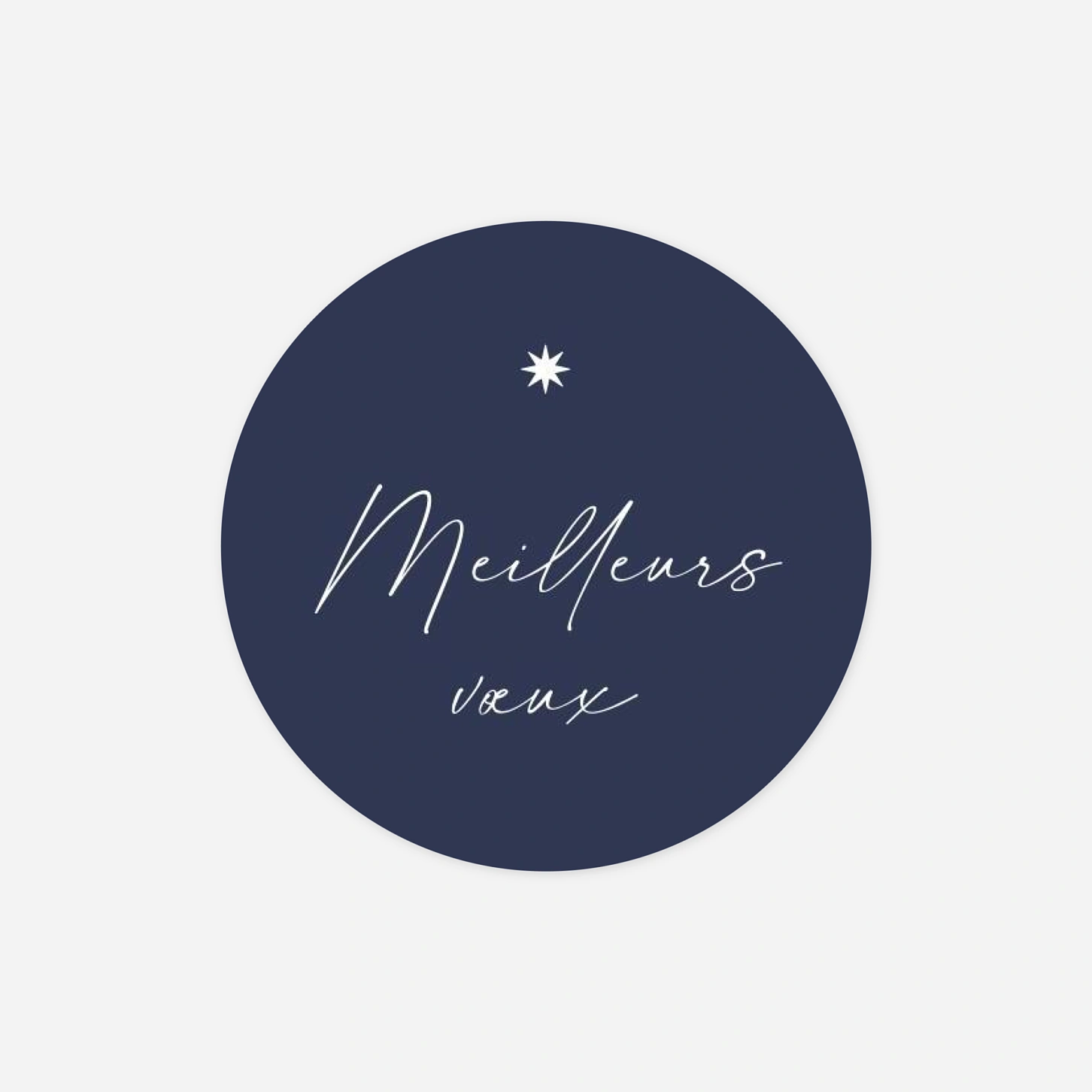 Étiquette cadeau Noël Au fil des saisons