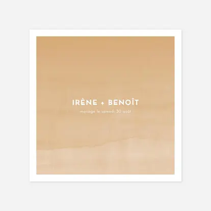 Faire-part mariage Aquarelle