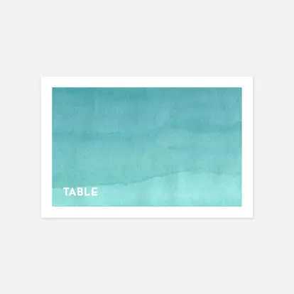Marque-table mariage Aquarelle