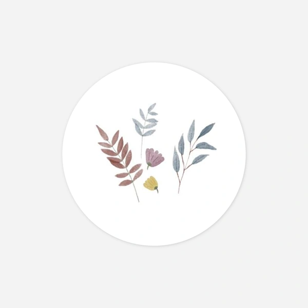 Aquarelle végétale