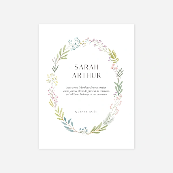 Aquarelle végétale