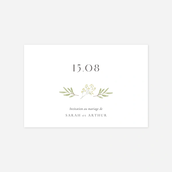 Aquarelle végétale