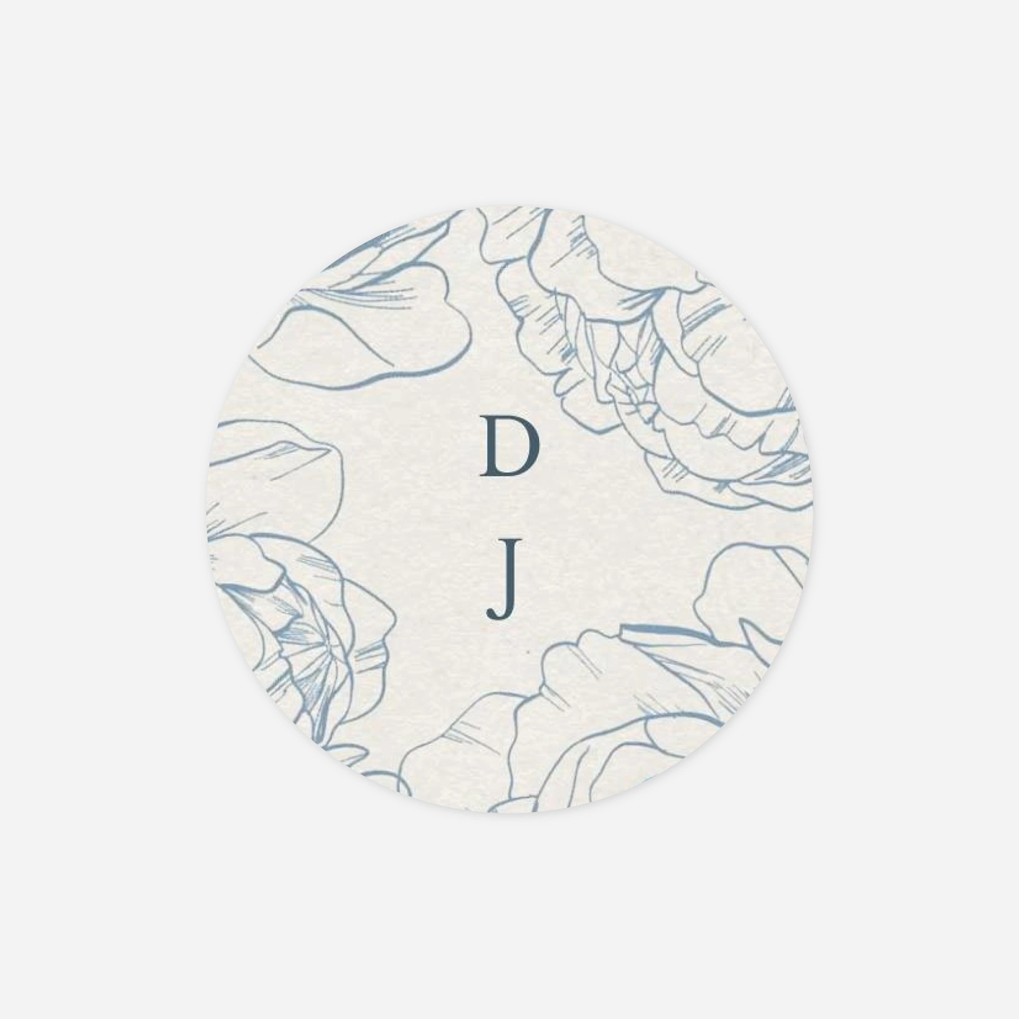 Stickers mariage Balade en fleurs