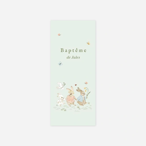 Baptême au jardin