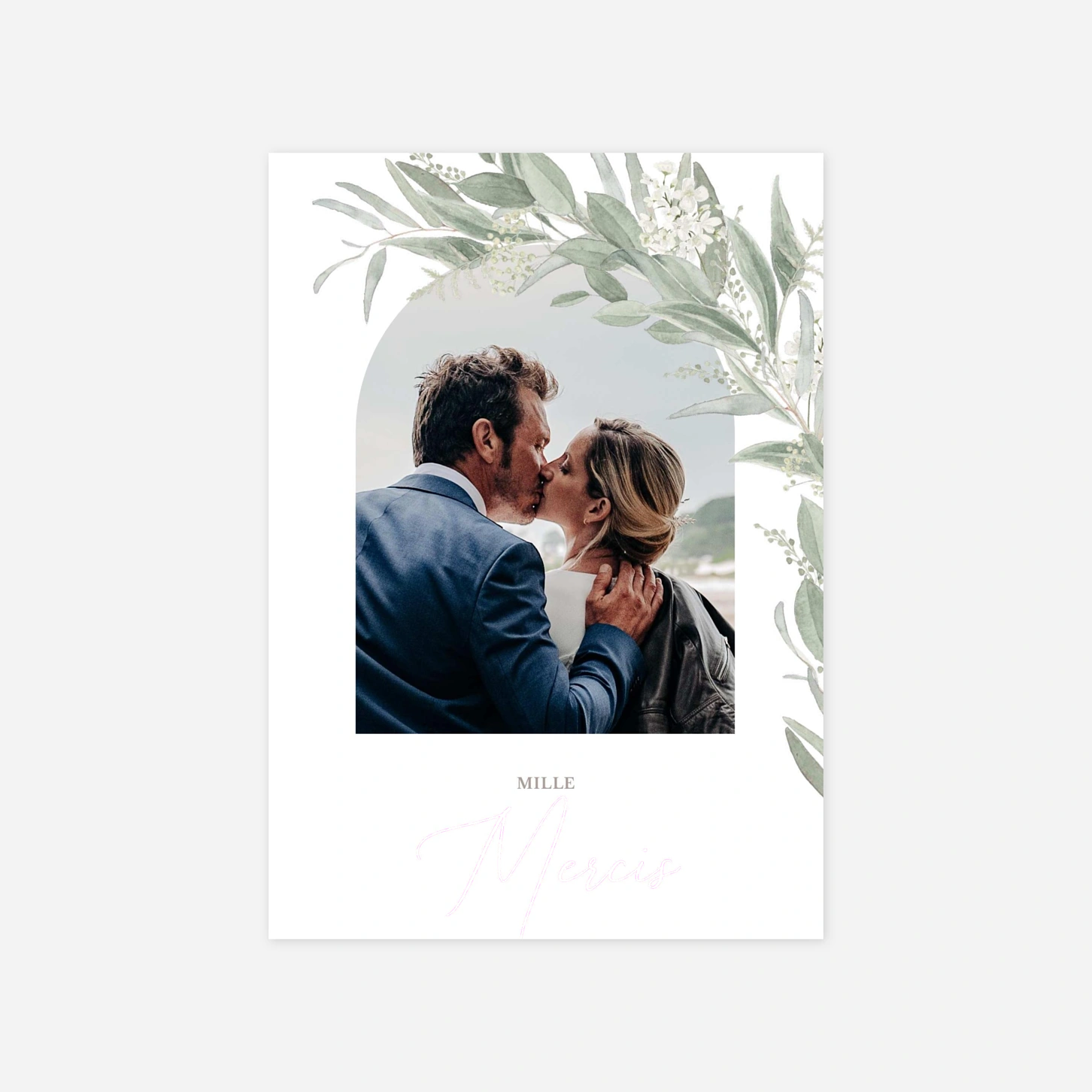 Carte de remerciements Promesse végétale