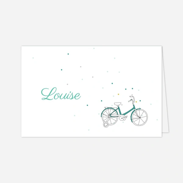 À bicyclette
