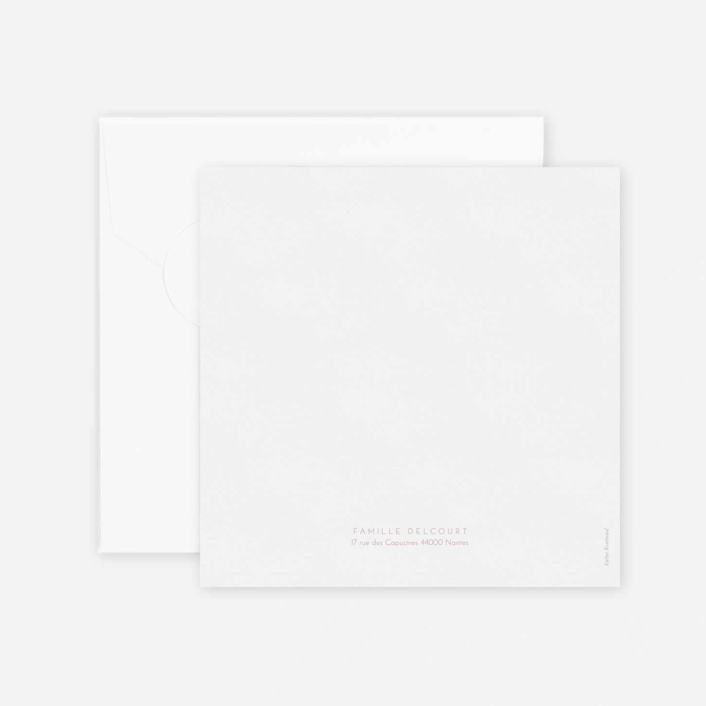 Faire-part baptême Blason céleste