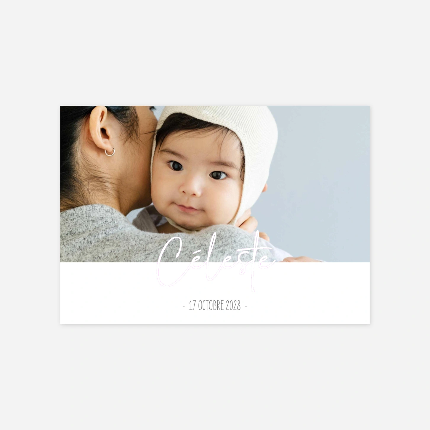 Faire-part naissance Bonne étoile