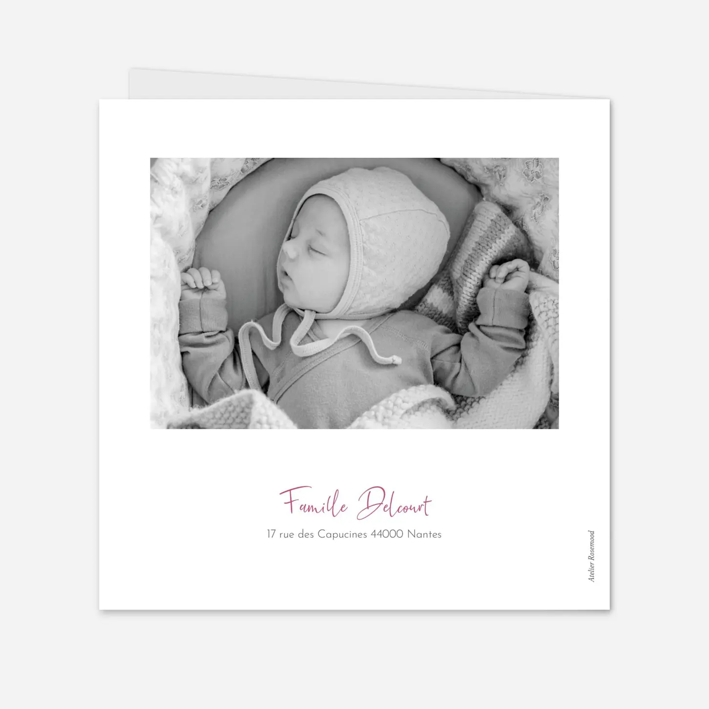 Faire-part naissance Bois Joli