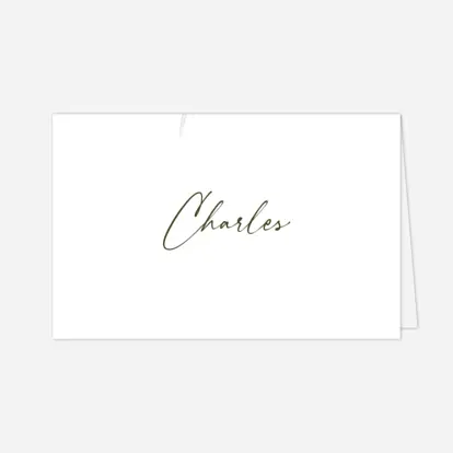 Marque-place mariage Botanique