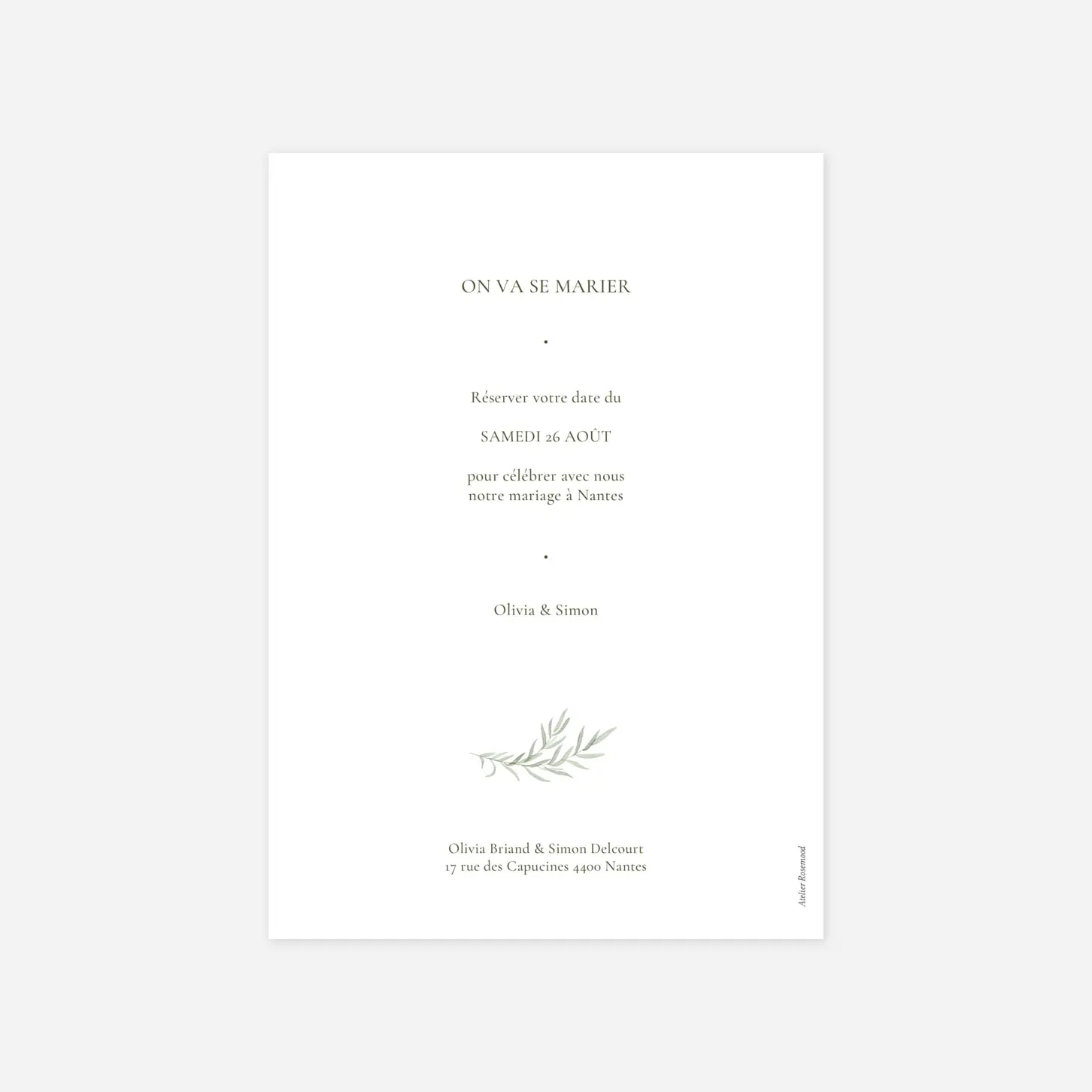 Save the date Botanique