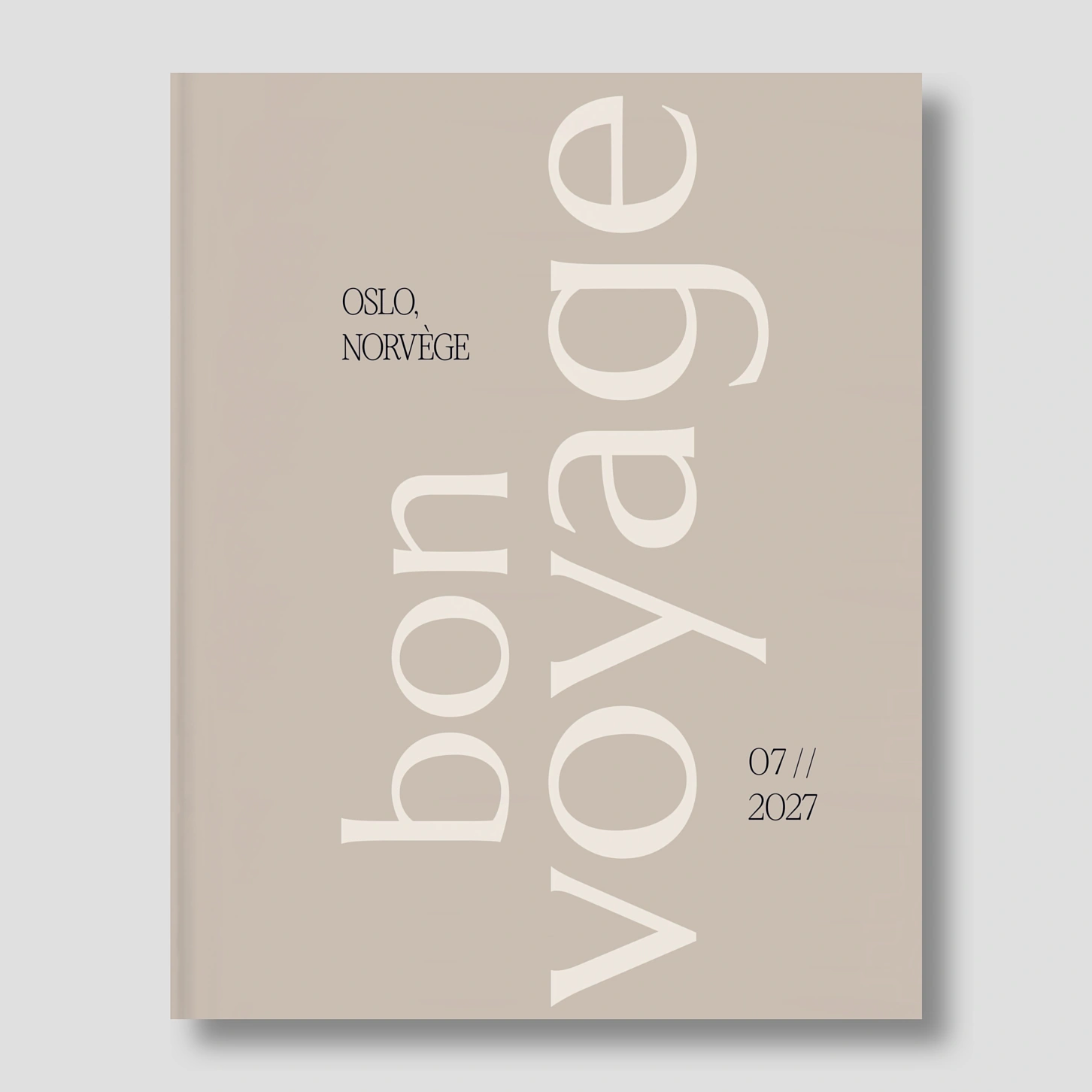 Album photo rigide Bon voyage