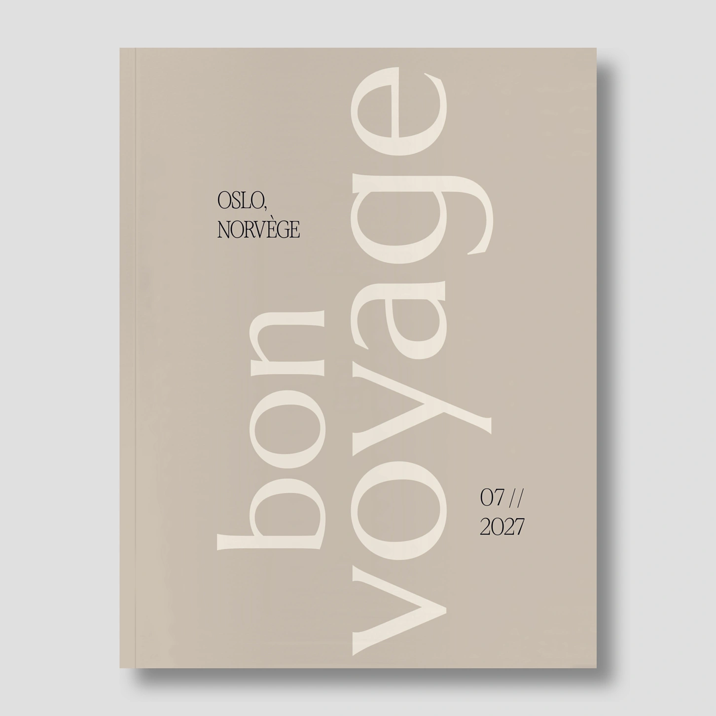 Album photo souple Bon voyage