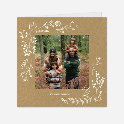 Carte de voeux Brins d'hiver