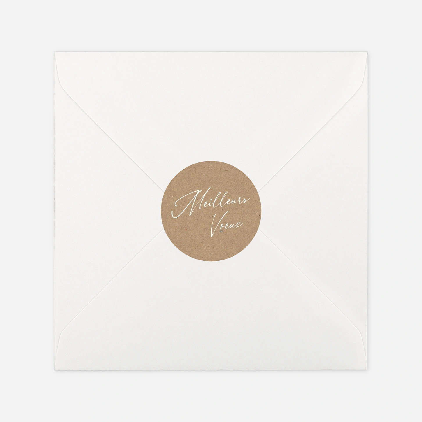 Étiquette cadeau Noël Élégance naturelle