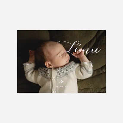 Faire-part naissance Bouture