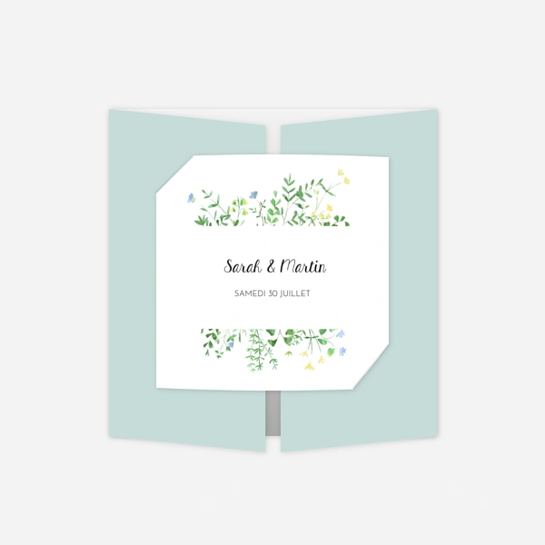 Cadre fleuri