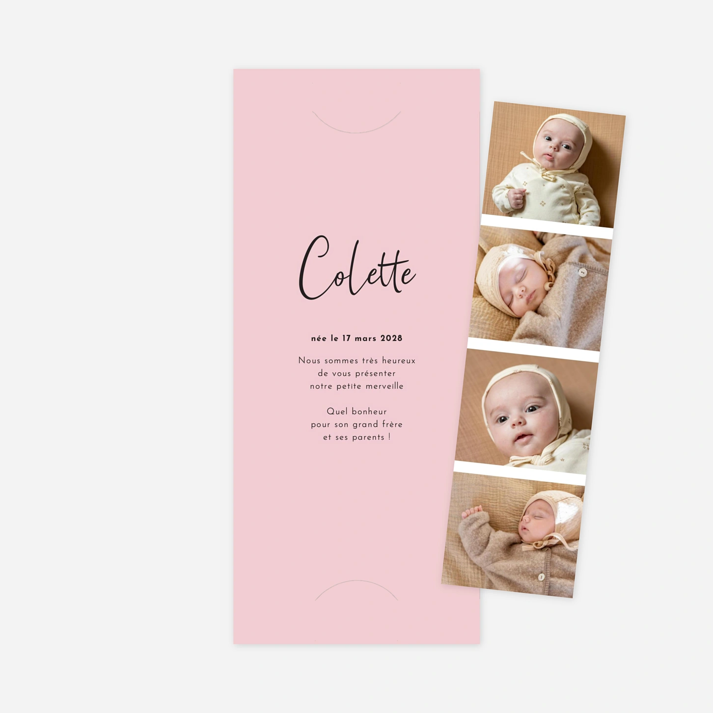 Faire-part naissance Candeur