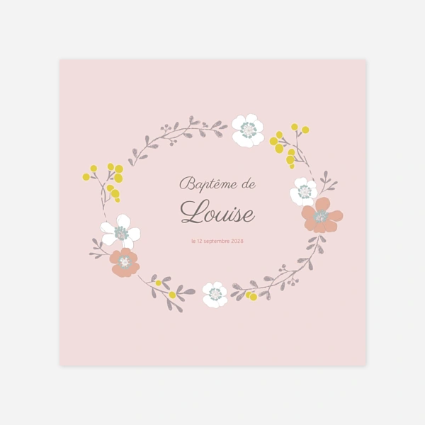 Couronne de fleurs