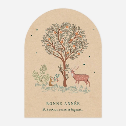 Carte de voeux Conte de Noël