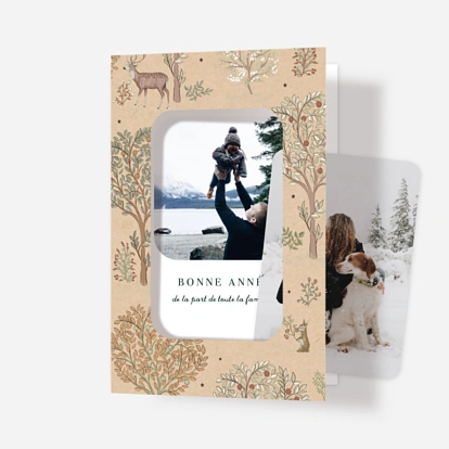 Carte de voeux Conte de Noël