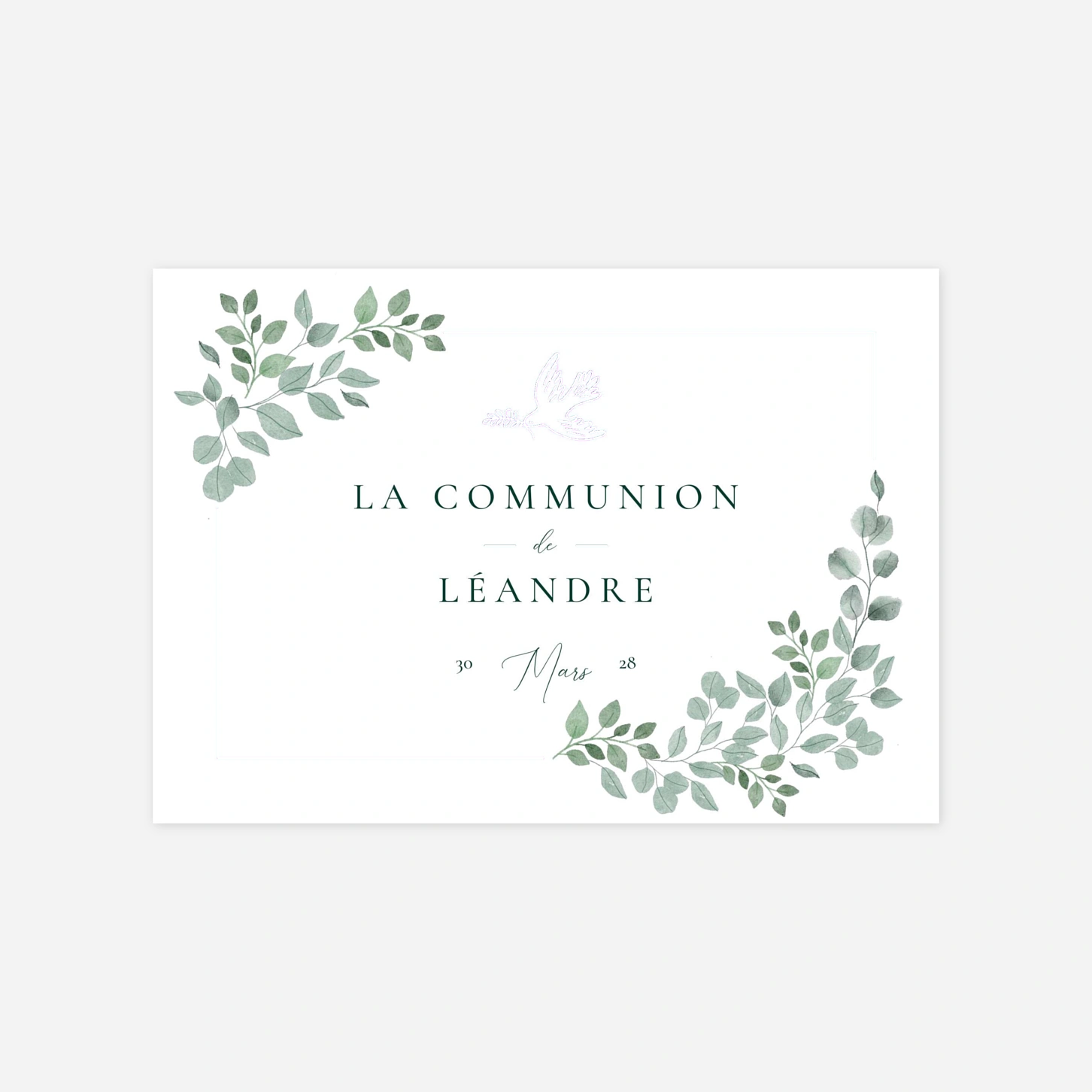 Invitation communion Délicats rameaux