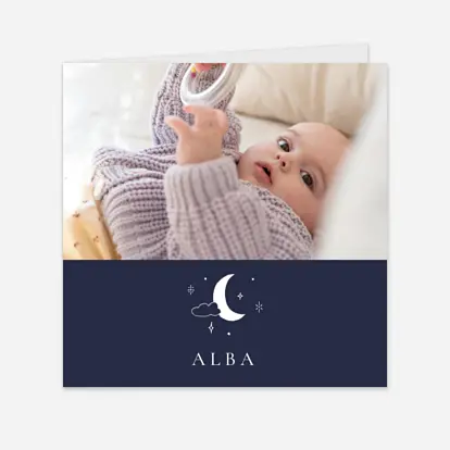 Faire-part naissance Céleste
