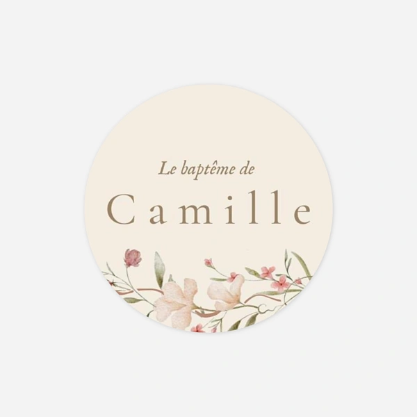 Cercle de fleurs