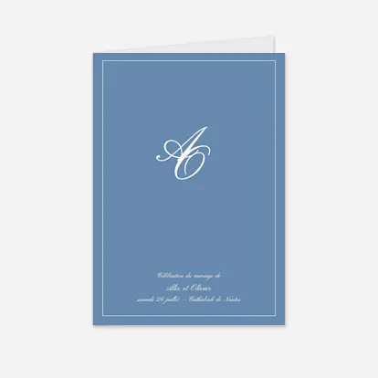 Livret de messe mariage Chic liseré