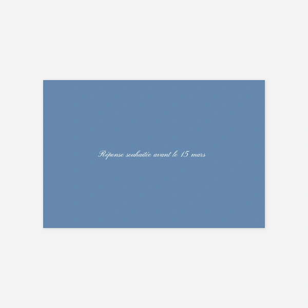 Merci classique liseré paysage