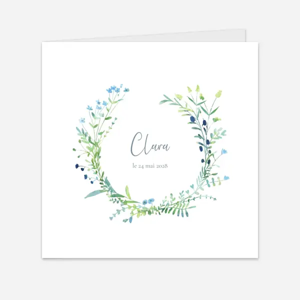 Couronne florale