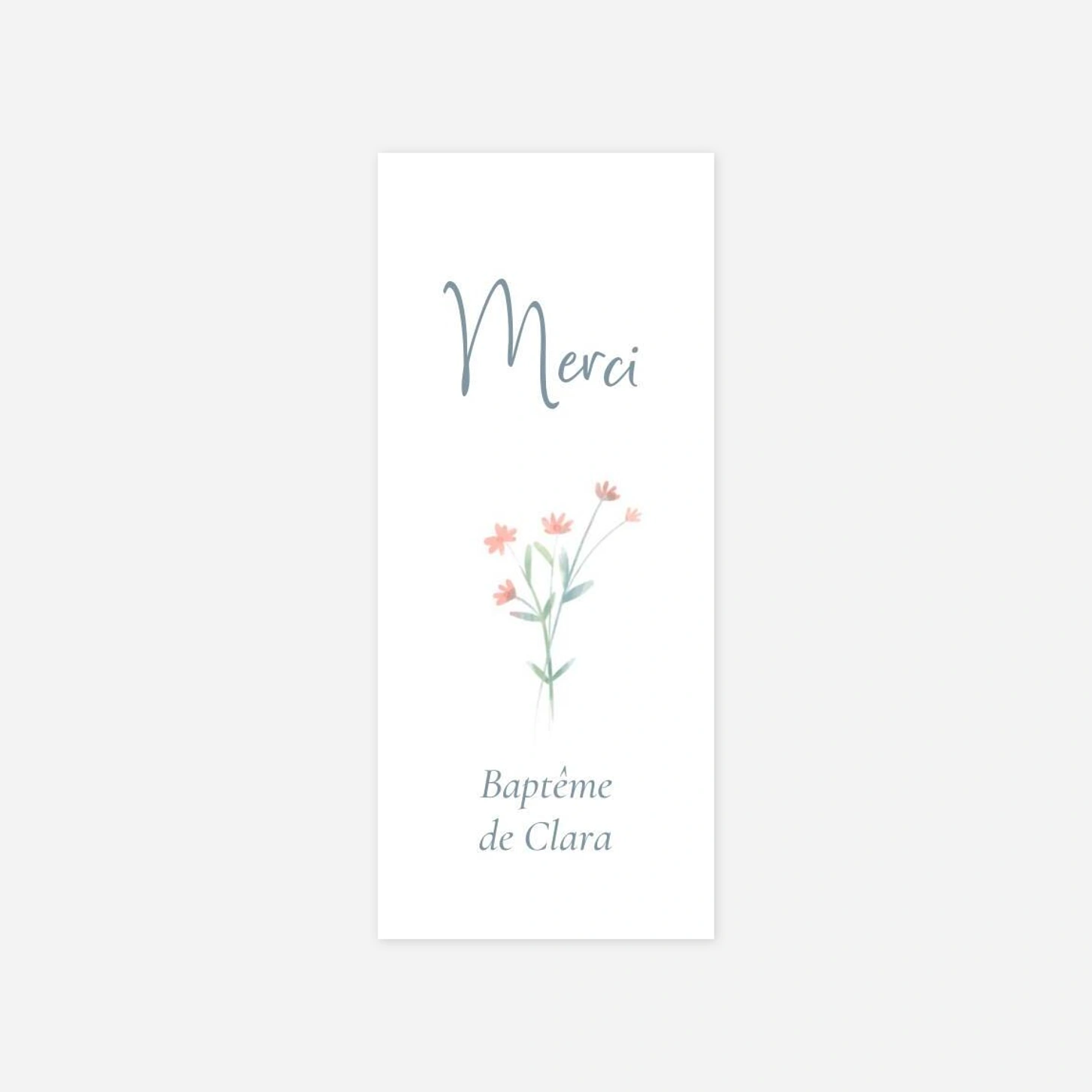 Stickers pour enveloppes baptême Couronne florale II