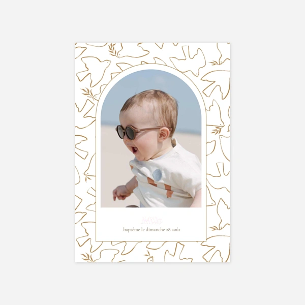 Colombe minimaliste