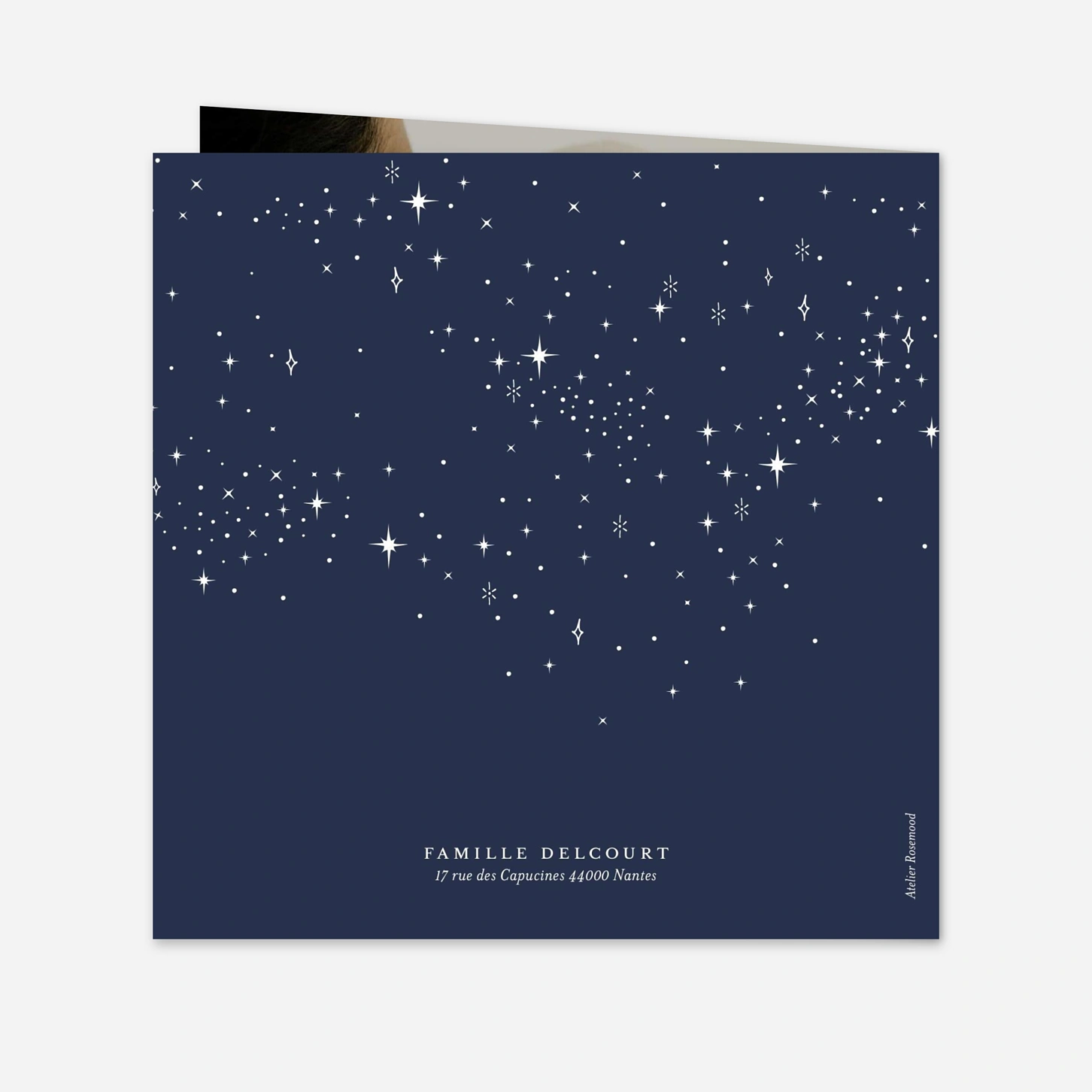 Faire-part naissance Constellation