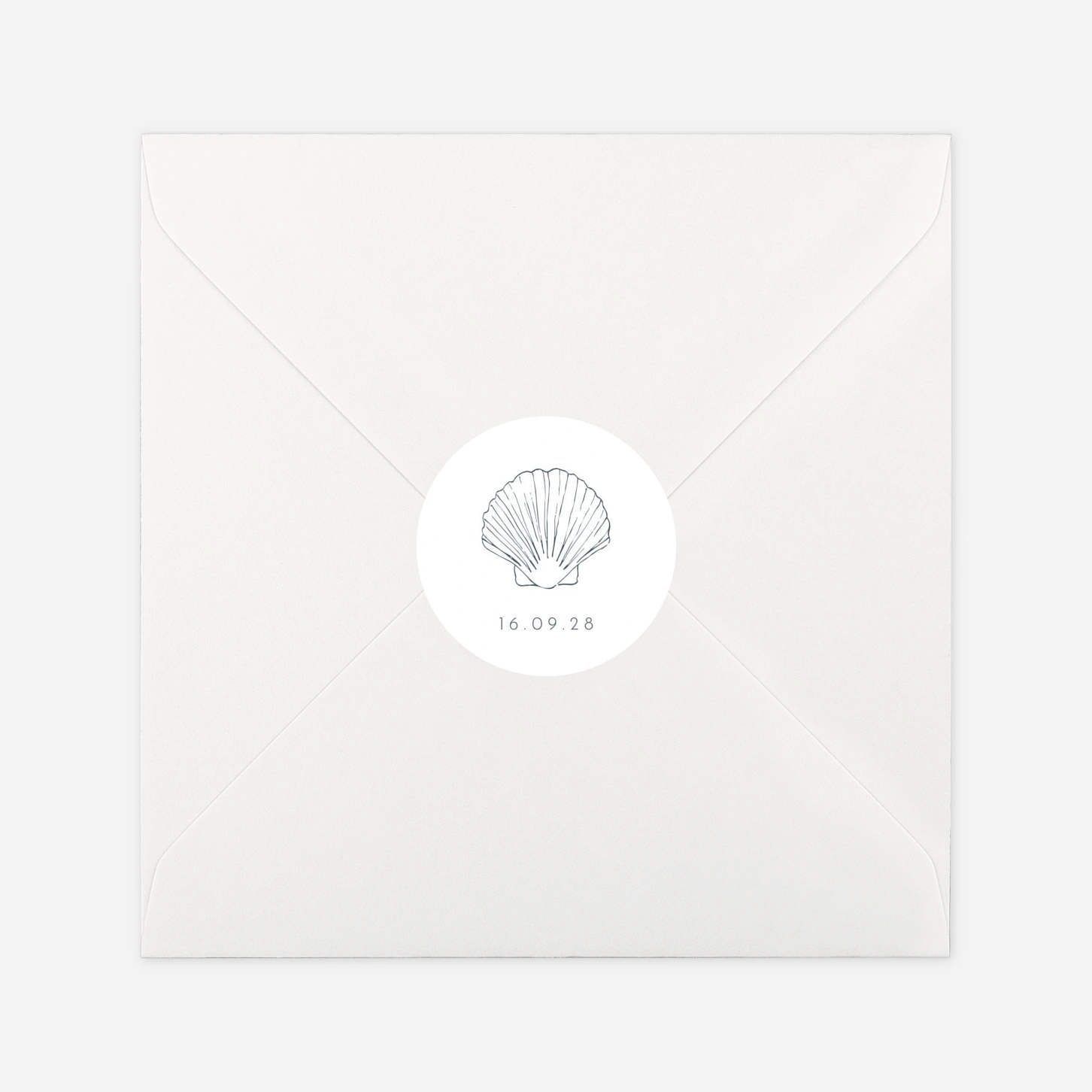 Stickers mariage Coquillage