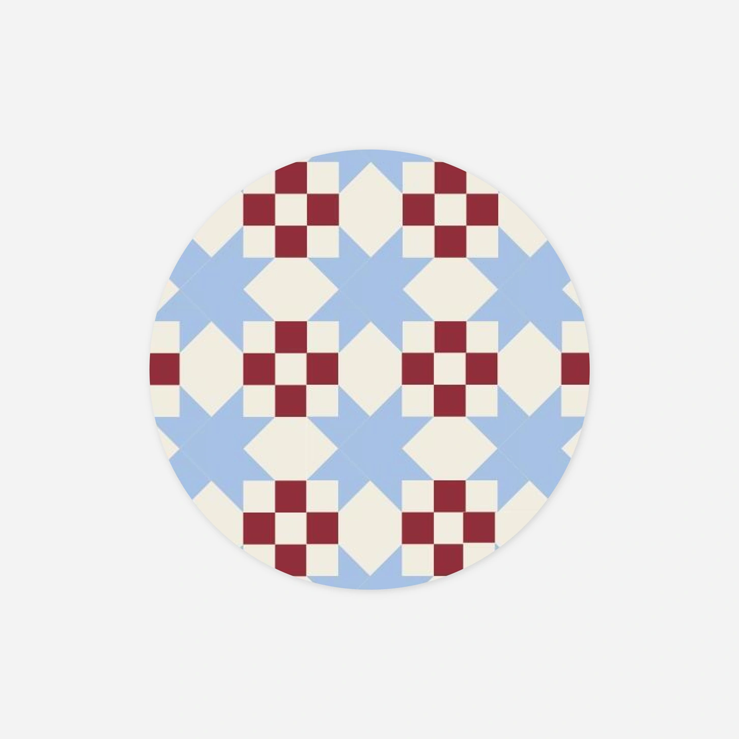 Étiquette cadeau Noël Cadre Patchwork