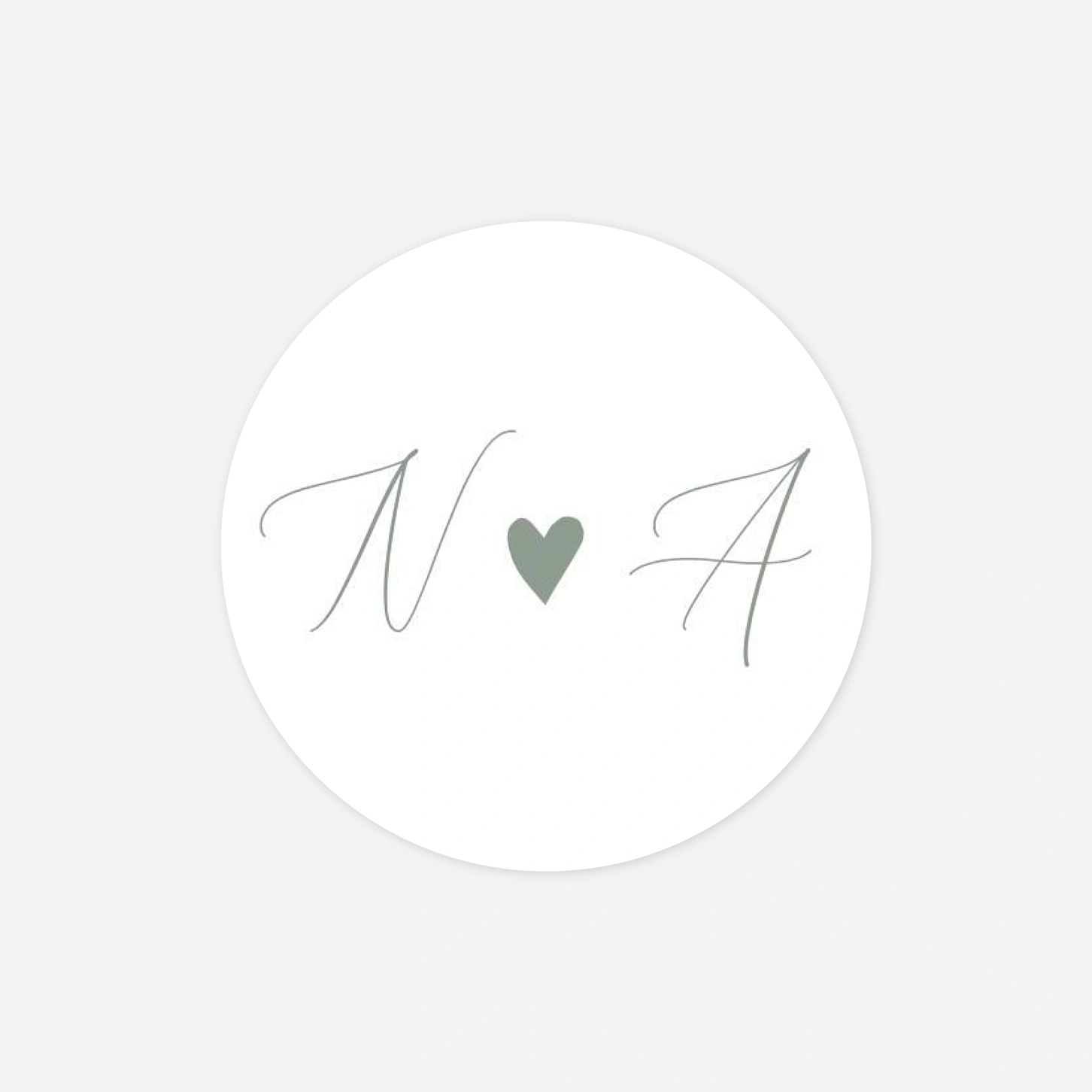 Stickers mariage Cœur Sauvage