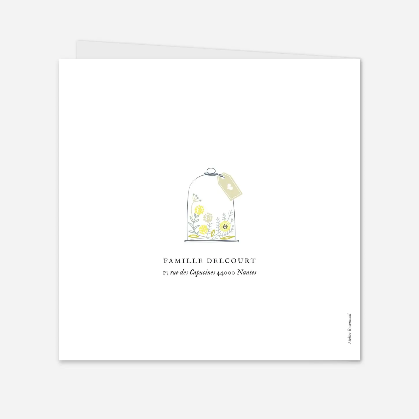 Faire-part naissance Douceur champêtre
