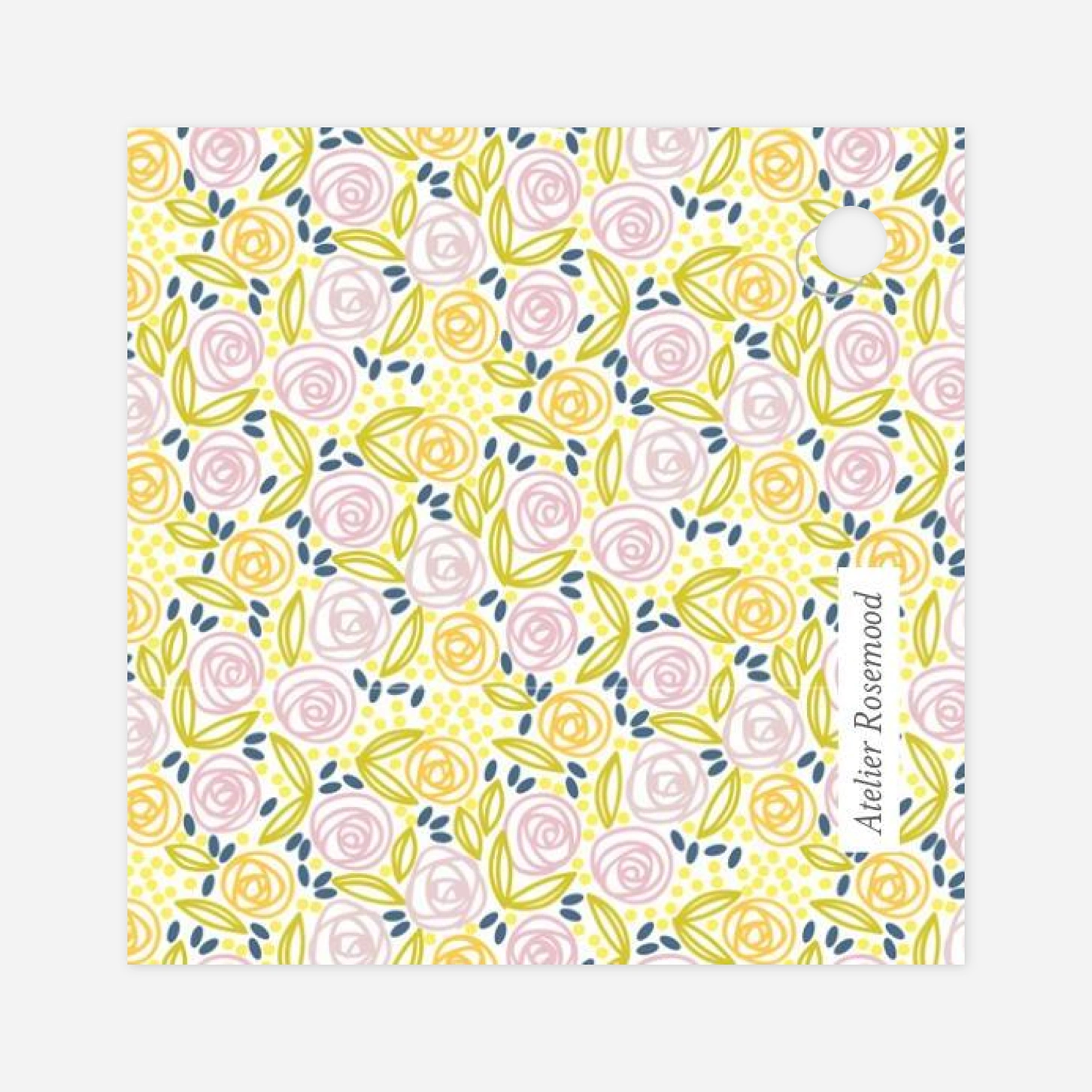 Étiquette baptême Douceur champêtre