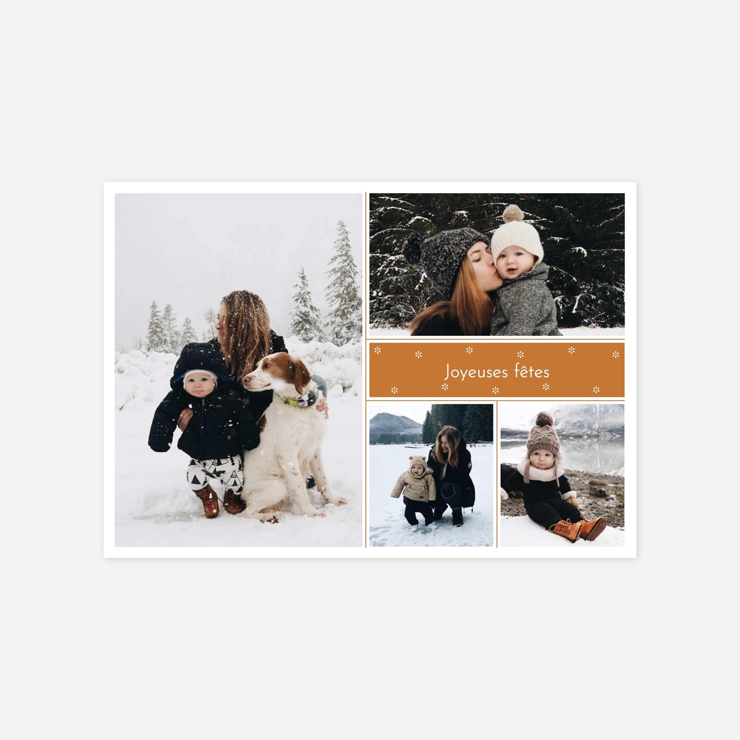 Carte de voeux Douceur hivernale