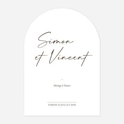 Faire-part mariage Déclaration