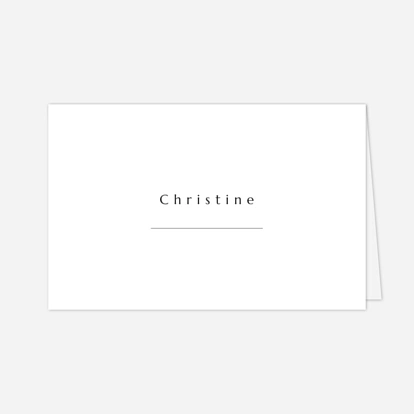 Marque-place mariage Délicats feuillages