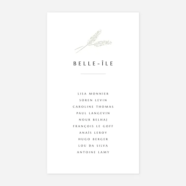 Délicats feuillages